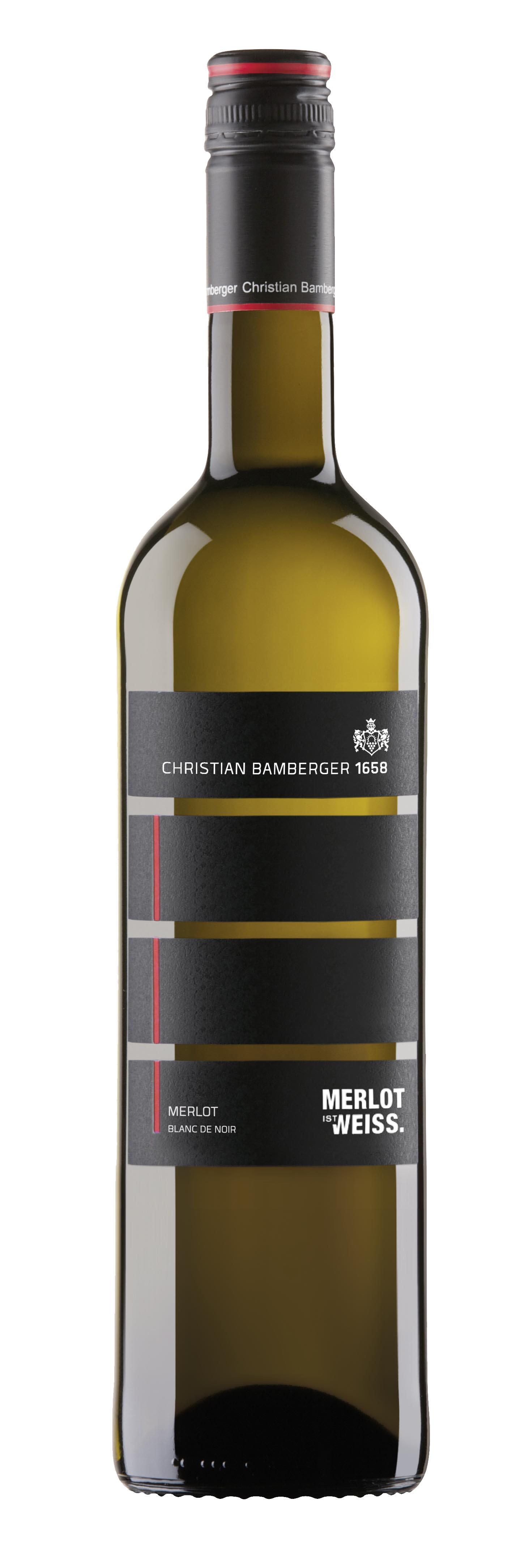 Christian Bamberger Merlot Blanc de Noir trocken Weißwein