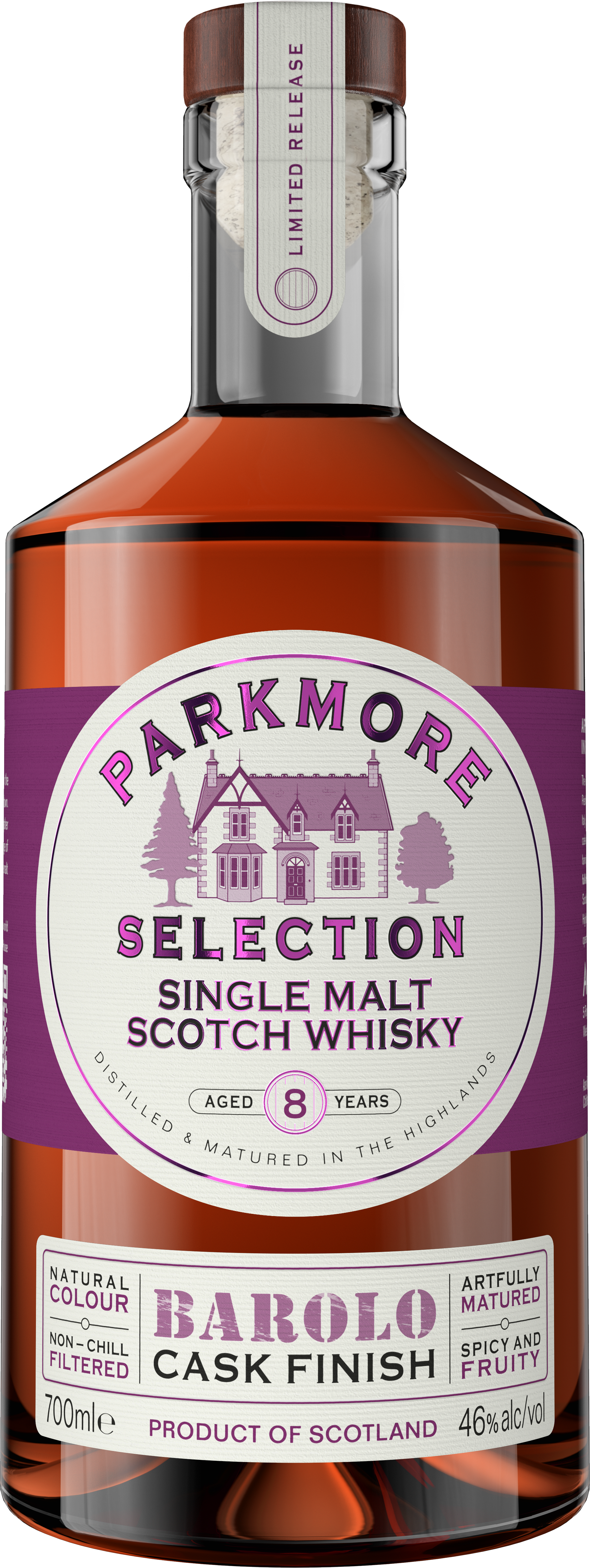 Parkmore Selection Single Malt Whisky Barolo Finish