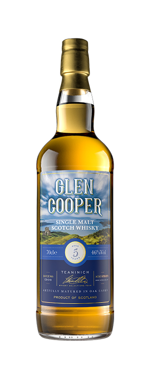 Glen Cooper Single Malt Highland Scotch Whisky Teaninich 5 Jahre
